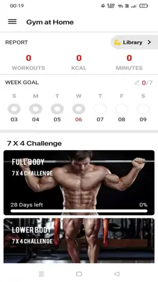 Home Gym Workout android App screenshot 3